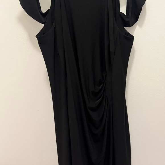 Lauren Ralph Lauren Black Beaded Cocktail Dress – Size 16 Elegant Formal Party - Picture 5 of 11
